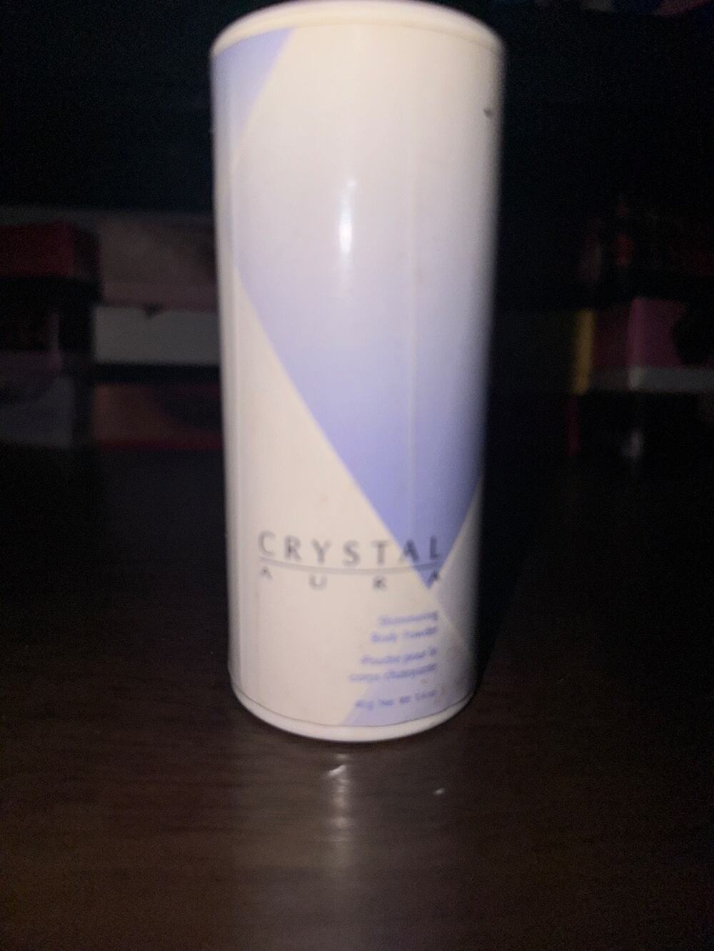 Avon crystal aura shimmering body powder
